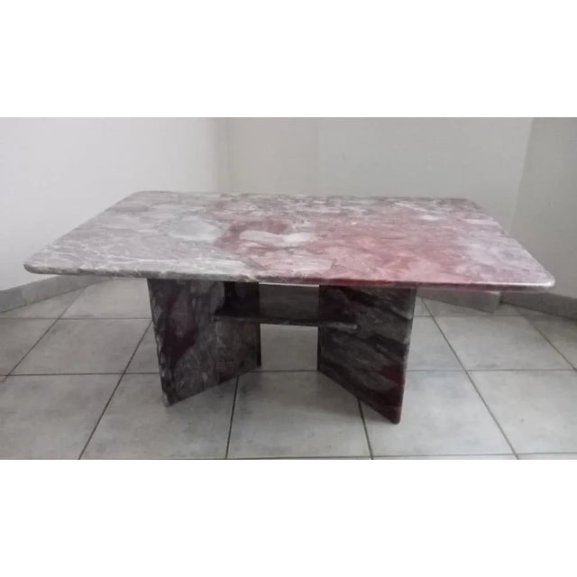 Salome Marble Coffee Table, 1990s For Sale - Image 4 of 6