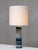 Blue Large Gradient Blue Ceramic Table Lamp by Olle Alberius for Rörstrand, Sweden, 1960s For Sale - Image 8 of 12