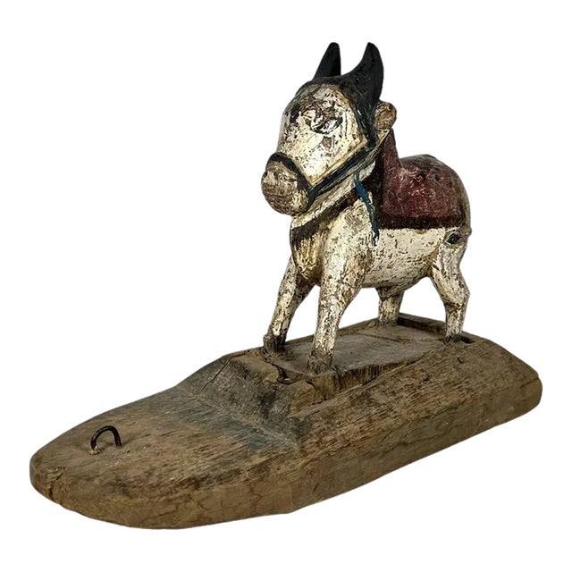 Antique Indian Nandi Bull Figure For Sale