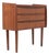 Danish Teak Chest of Drawers with Three Drawers, 1960s For Sale