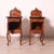 Louis XV Style Bedside Tables with Marble Tops, 1940s, Set of 2 For Sale - Image 12 of 18
