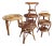 Large Bamboo Seating Group, 1950s, Set of 15 For Sale