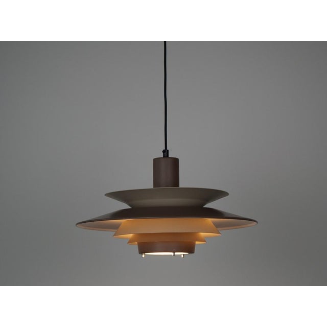 Vintage Aluminum Pendant Lamp by Knud Christensen, 1980 For Sale - Image 5 of 12