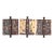 Set of Stanley 5 X 5 In. Cast Iron Ball Bearing Door Hinges For Sale