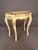 Italian polychrome side table with drawer dating to the early 20th century, circa 1920s. The table features a vibrant...
