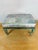 This was a custom designed and hand crafted bronze footstool. Upholstered in a rich designer velvet! Sturdy and heavy, it...