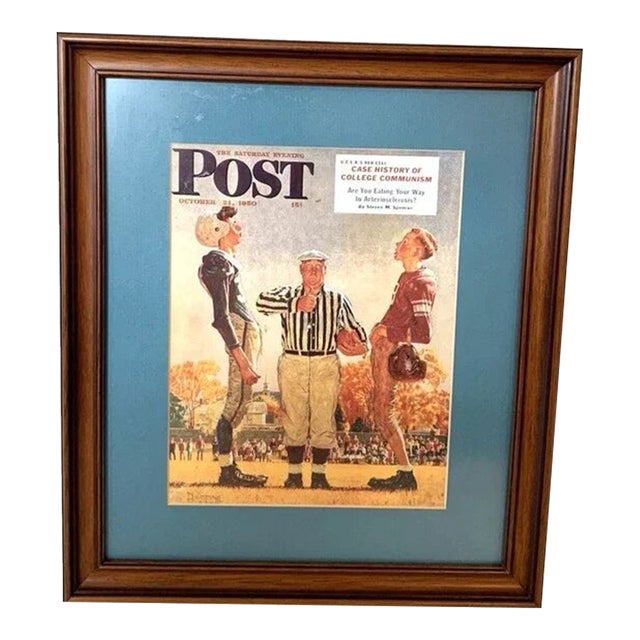 Norman Rockwell “Case History of College Communism" Post October 21, 1950 For Sale