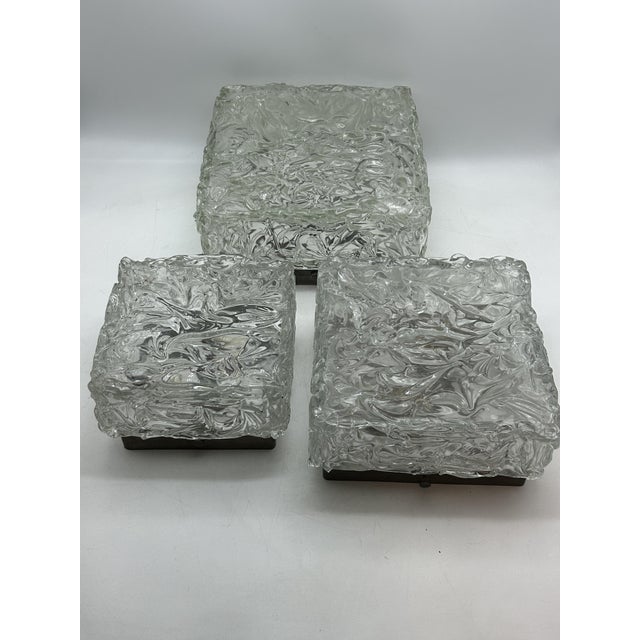 Murano Glass Tris Ceiling Lights by Ercole Barovier for Barovier & Toso, 1950s, Set of 3 For Sale - Image 16 of 16