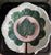 Mediterranean Vintage Italian Majolica Hand-Painted Grape Leaf Plate For Sale - Image 3 of 9
