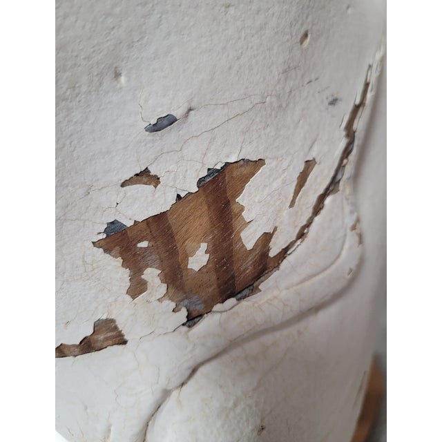 Rare Solid Tiger Oak Carousel Prancer, "Philadelphia School Folk Art Horse" For Sale - Image 16 of 16