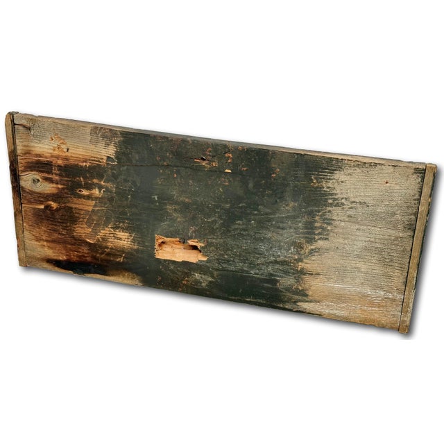 Authentic Old Aged & Weathered Hand Painted Wood Sign From Flattop Trail Rocky Mountian National Park Colorado For Sale - Image 15 of 18