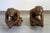 Burmese Artist, Statues of Buddhist Monks in Prayer, 19th Century, Wood, Set of 2 For Sale - Image 3 of 18