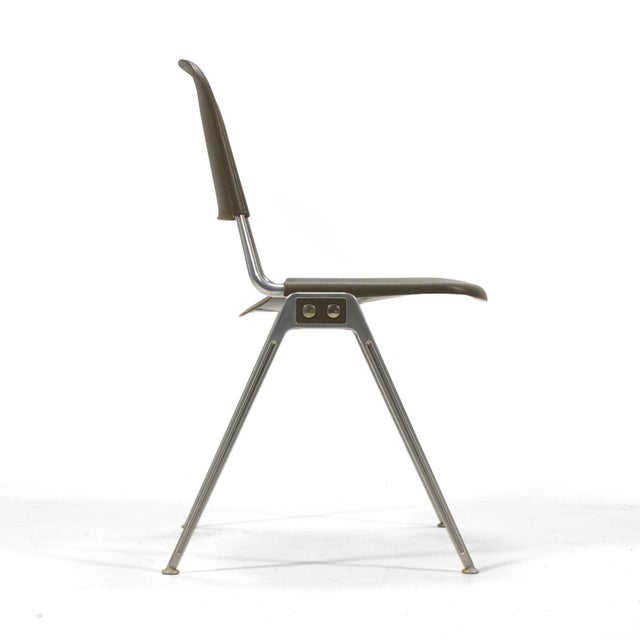Knoll Don Albinson Stacking Side Chairs by Knoll Set of 8 For Sale - Image 4 of 11