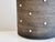 Contemporary Anthracite Glazed Studio Ceramic Vase Glazed with White Beaded Dots by Johannes Andreas Urban, Germany, 1980s For Sale - Image 3 of 13