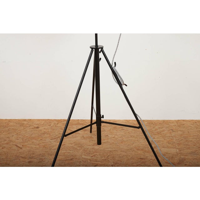 Pallucco Floor Lamp with Black Metal Frame by Mariano Fortuny for Pallucco, 1985 For Sale - Image 4 of 14