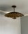 Elevate your interior décor with this stunning handmade antique brass flush mount ceiling light. Featuring a unique petal-...