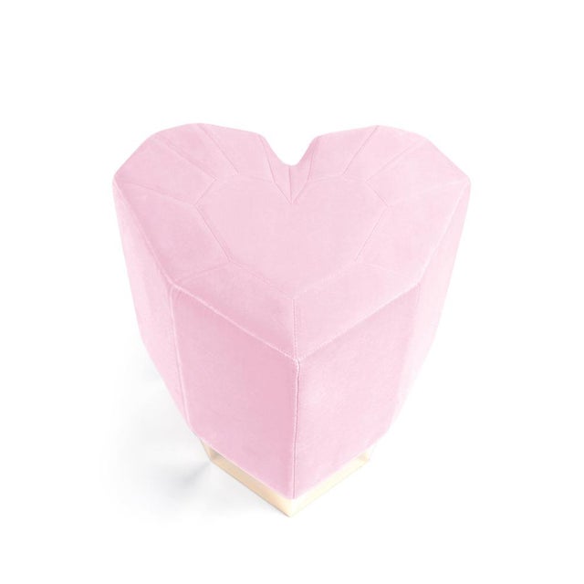 Light Blue Queen Heart Stools by Royal Stranger, Set of 4 For Sale - Image 18 of 18