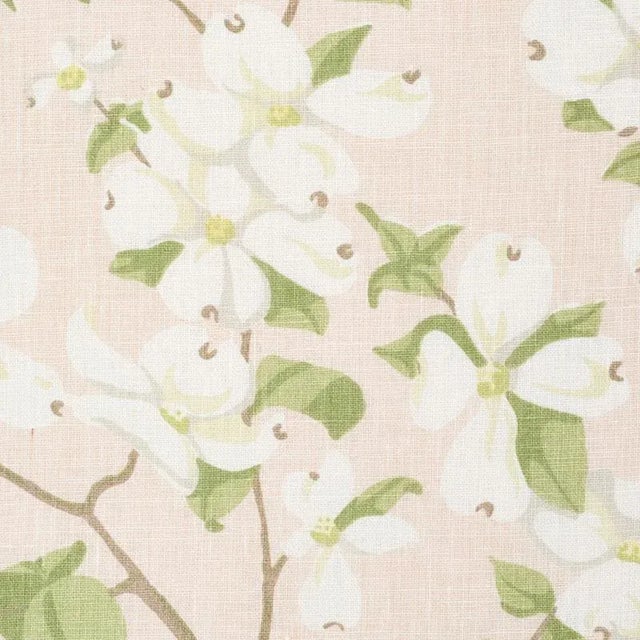 Luxuriant, intertwined dogwood boughs are abloom with painterly flowers in this classic floral print from the 1940s. Sold...