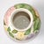 Vintage 1960s Mediterranean Hand Painted Glazed Flower Vase Rose Motif For Sale - Image 9 of 12
