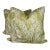 Christopher Farr Cloth "Mille Feulle" in Pistachio 22" PIllows-A Pair For Sale