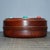 Turquoise Antique Huali Wood Jewelry Box With Carved Jade Center and Turquoise Stones For Sale - Image 8 of 9