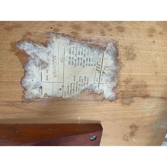 Vintage Brown Coffee Table, 1965 For Sale - Image 4 of 5