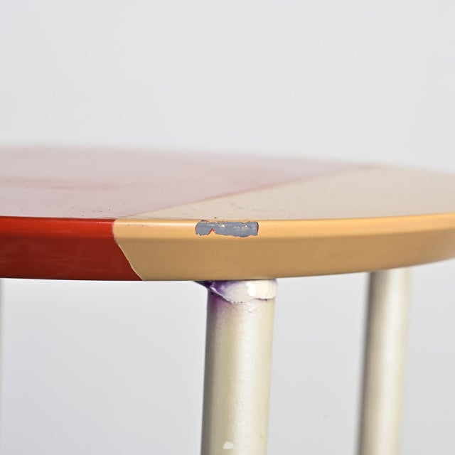 Polinio Pedestal Table by Andrea Branzi, 1990 For Sale - Image 11 of 13