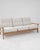 Mid-Century French Oak and Boucle Sofa For Sale - Image 12 of 12