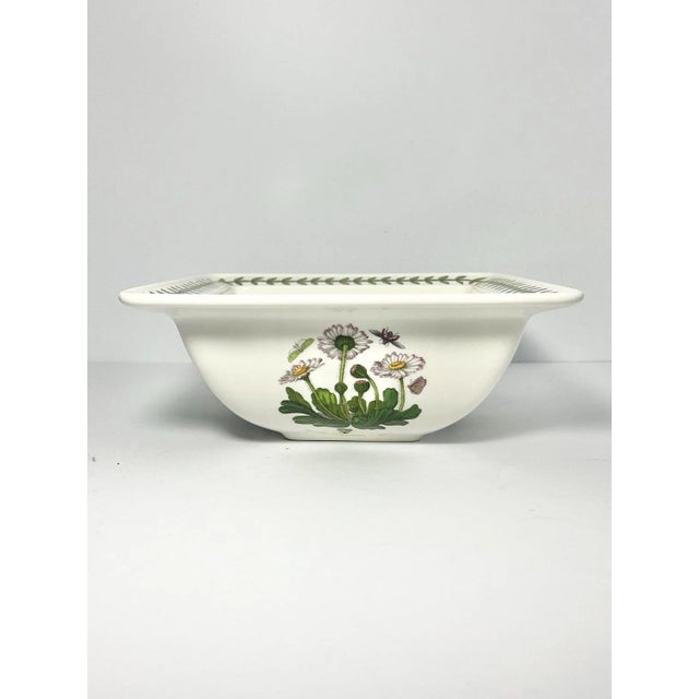 Contemporary Portmeirion “Botanic Garden” Square Ceramic Serving Bowl For Sale - Image 3 of 5