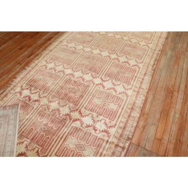 mid 20th Century East Turkestan Asian Samarkand Rug rug no. j2469 size 4' 10" x 9' 7" (147 x 292 cm) Samarkand rugs from...