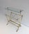 Neoclassical Brass and Glass Magazine Rack. French Work by Maison Jansen For Sale - Image 6 of 12