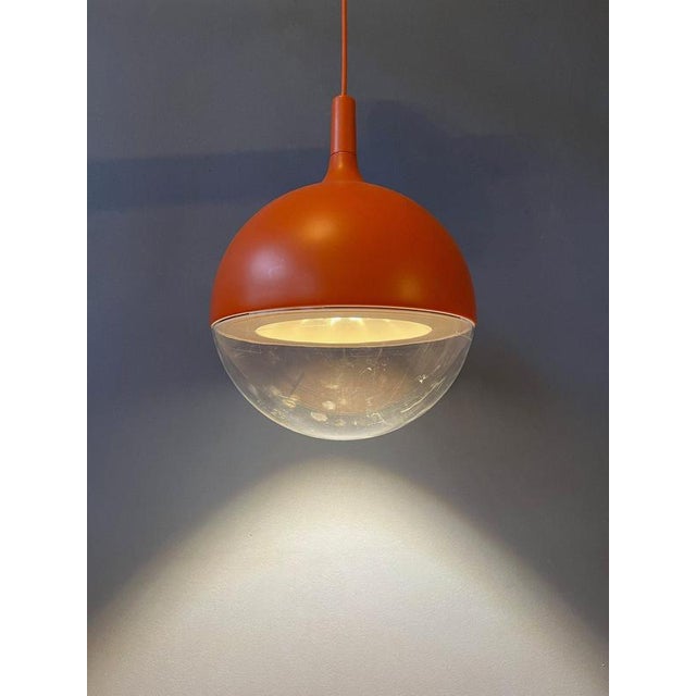 Mid-Century Space Age Orange Väster Pendant Light from Ikea For Sale - Image 11 of 11