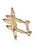 Metal Vintage Us Army Air Forces Wwii Sterling Silver P-38 Lightning Airplane Brooch For Sale - Image 7 of 8