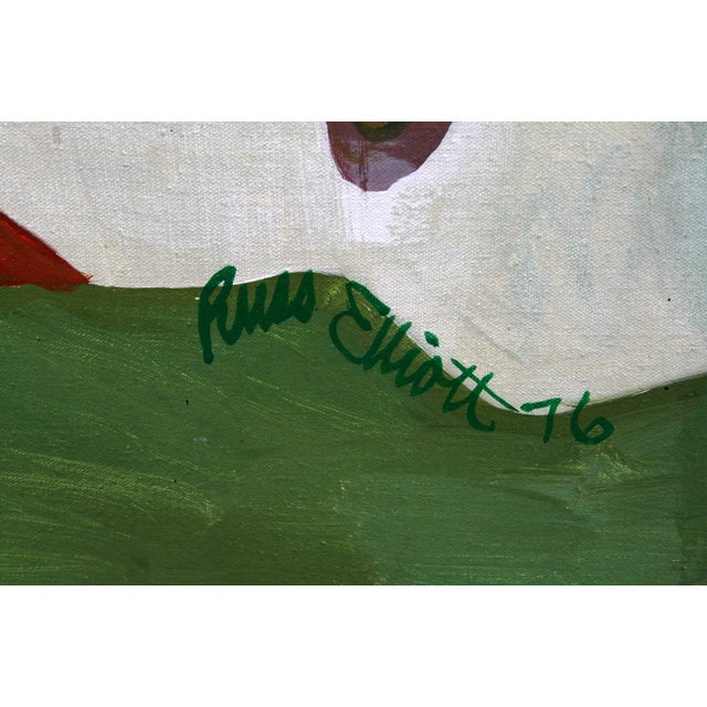 Artist: Russ Elliott, American (1932 - ) Title: Carousel Year: 1976 Medium: Oil on Canvas, signed l.r. Size: 60 x 72 in....