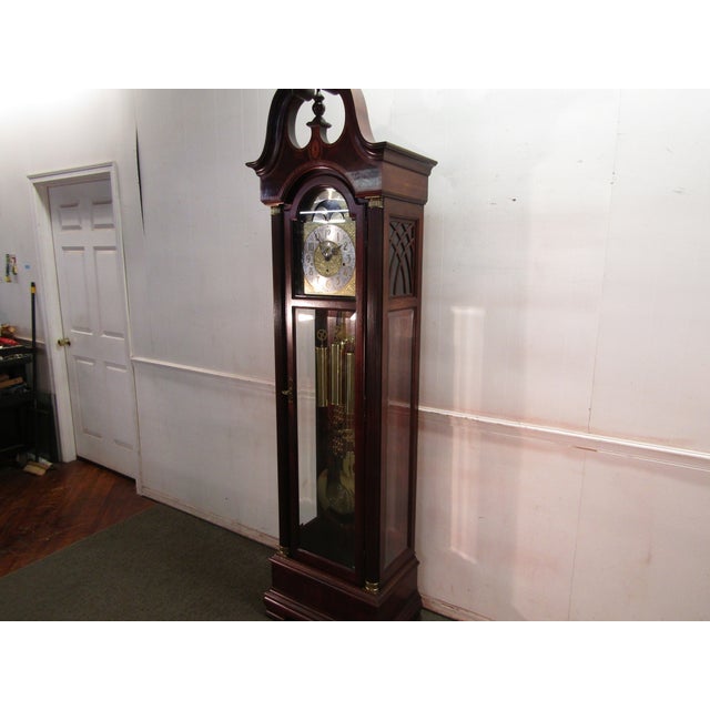Howard Miller Ambassador Collection Mahogany Grandfathers Clock Chairish