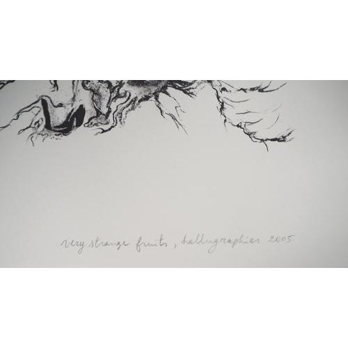 Charley Case, Very Strange Fruits, Hallugraphies, 2005, Original Lithograph For Sale - Image 8 of 10