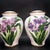 Pair of Vintage Cloisonné Enamel Iris Floral Lidded Jars / Tea Caddies For Sale - Image 12 of 15