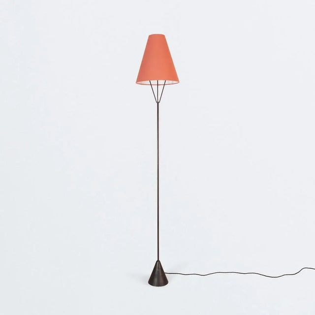 Vice Versa Floor Lamp attributed to the Auböck Werkstätte, in Restored conditions. Designed 1950 to 1959 This piece is...