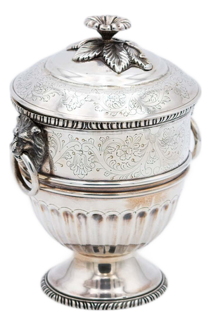 Silver Urn with Engravings