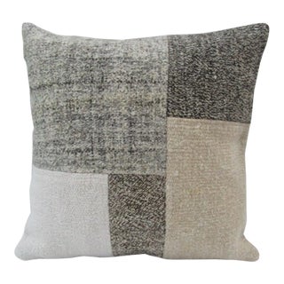 Handmade Patchwork Turkish Kilim Pillow Cover For Sale