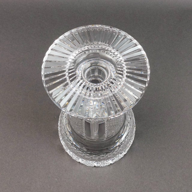 Waterford Crystal Master Cutter Hibernia Footed Vase For Sale In Miami - Image 6 of 9