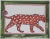 Chinoiserie Expressionist Leopard Folk Art Green Border Original Painting by Cleo Plowden For Sale - Image 3 of 4