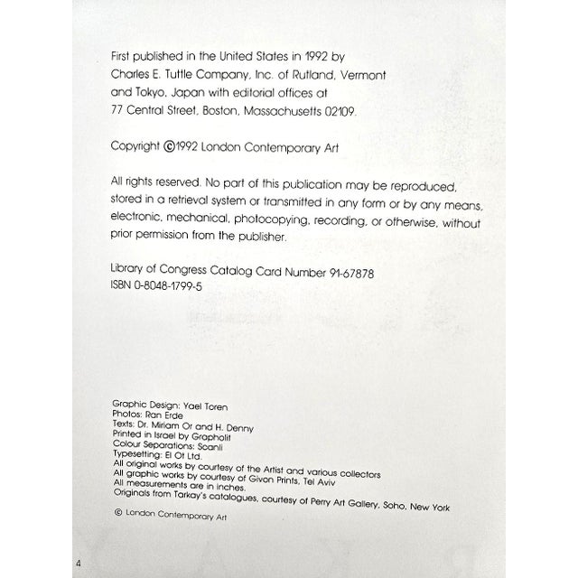 1992 1st Edition Book, "Tarkay" , Introduction by Miriam Or, Itzchak Tarkay, H. Denny For Sale - Image 11 of 12