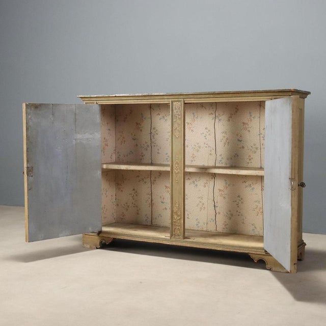 Baroque Style Sideboard in Fir and Poplar For Sale - Image 3 of 11