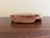 Brown Late 19th Century Primitive Round Wooden Cutting Board With Timeworn Patina For Sale - Image 8 of 14