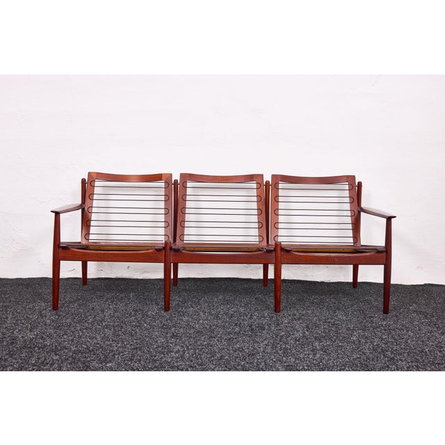Mid-Century Modern Three-Seater Teak Sofa by Arne Vodder for Glostrup Møbelfabrik, 1960s For Sale - Image 17 of 18