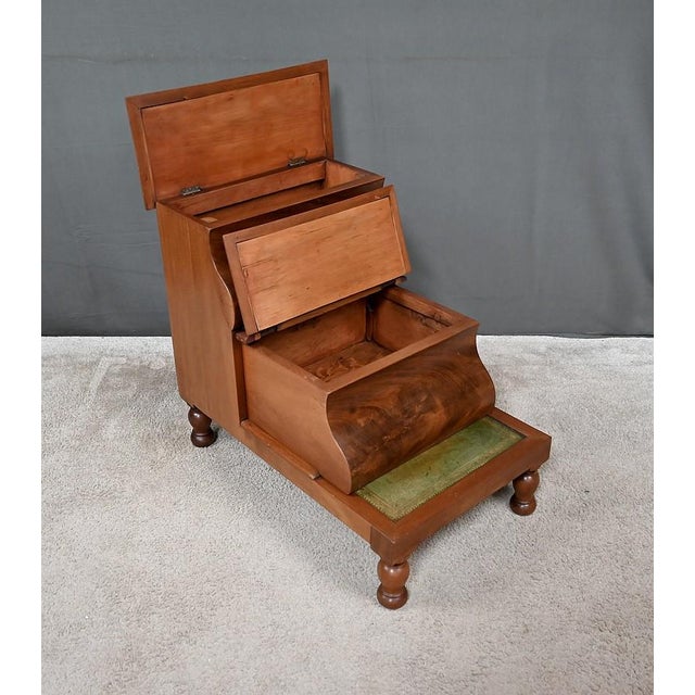 19th Century Victorian Mahogany Library Step Stool, England For Sale - Image 12 of 18