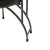 Contemporary Black Lacquered Iron Leatherette Chairs, Italy, 1980, Set of 4 For Sale - Image 6 of 8