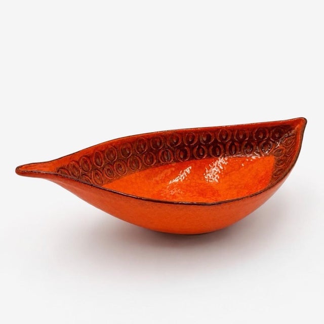 Large Modernist Italian Ceramic Bowl, 1960s For Sale - Image 9 of 9