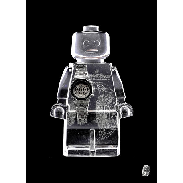 Vincent Sabatier, Audemars Piguet, Silver White Chrono, 2019, Serigraph For Sale